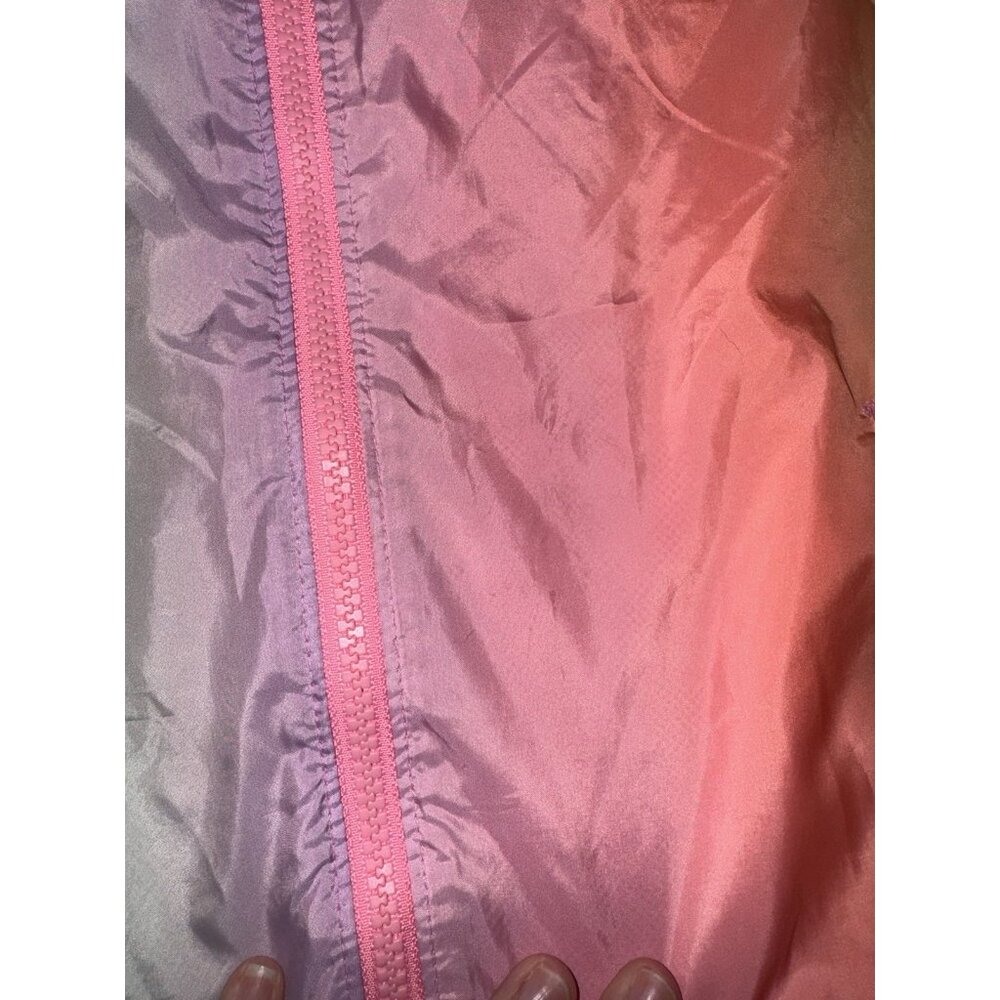 Gap Kids XXL (14/16)Girls Rain Jacket Coat Hooded Rainbow Multi Color - Picture 2 of 3